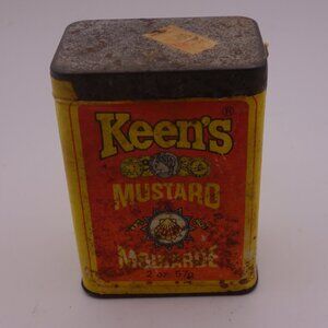 Vintage Reckitt & Colman (Overseas) Ltd Keen's Mustard Moutarde  2oz 57g Tin